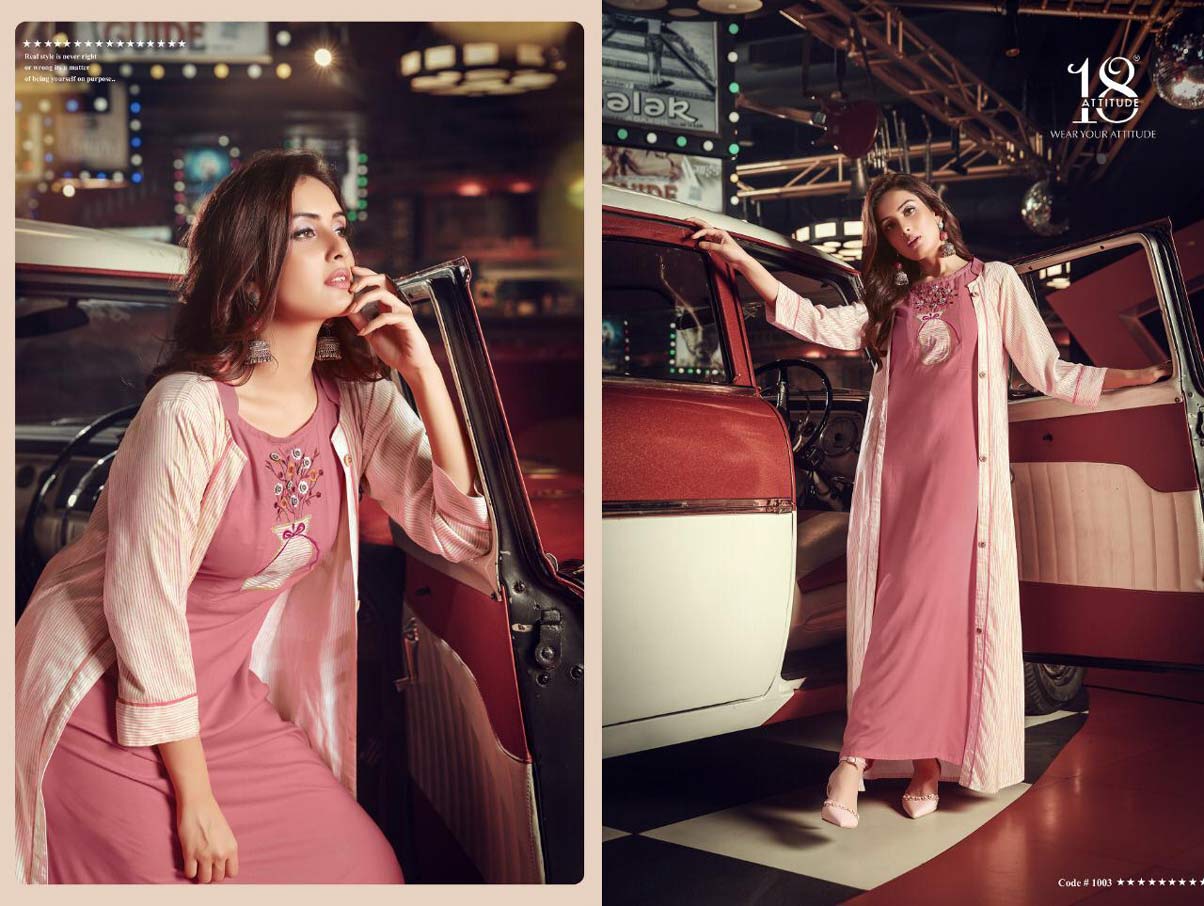 Sho Sha Vol-1 18-Attitude Indo Western Kurtis Set Sho Sha Vol-1 18-Attitude Indo Western Kurtis Set